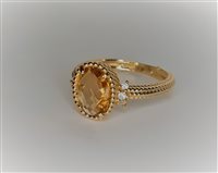 Ringe Guerretta Gioielli Dame Anello Con Topazio in Gelbgold Topazio GUERR122 - GUERR122